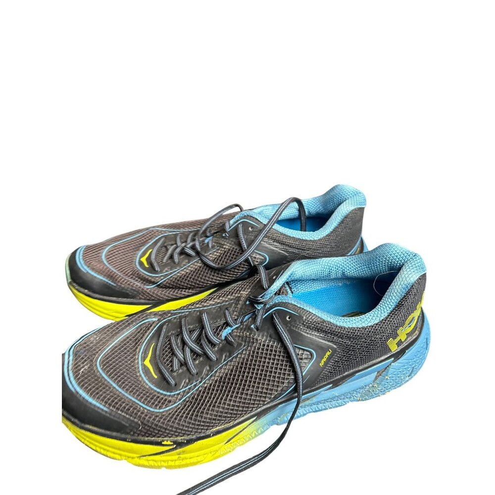 Hoka One M Napali One Mens Running Shoes Size 12 Blue & Yellow Mesh - Picture 6 of 10